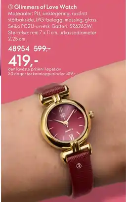 Oriflame Glimmers of Love Watch tilbud