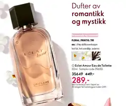 Oriflame Eclat Amour Eau de Toilette tilbud