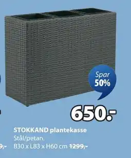 JYSK STOKKAND plantekasse tilbud