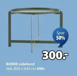 JYSK BORRE sidebord tilbud