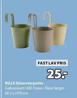 JYSK BILLE blomsterpotte tilbud