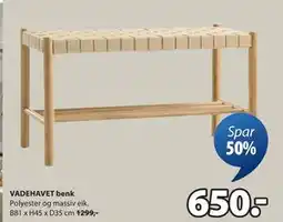 JYSK VADEHAVET benk tilbud