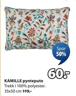 JYSK KAMILLE pyntepute tilbud