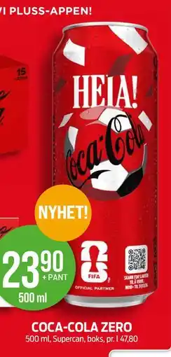 Kiwi COCA-COLA ZERO tilbud