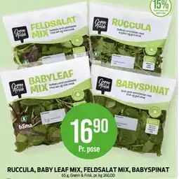 Kiwi RUCCULA, BABY LEAF MIX, FELDSALAT MIX, BABYSPINAT tilbud