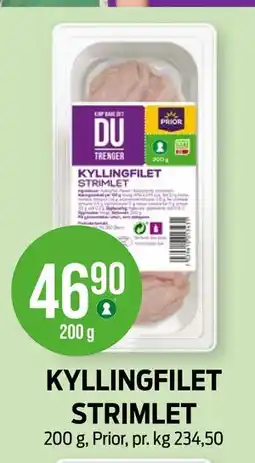 Kiwi KYLLINGFILET STRIMLET tilbud