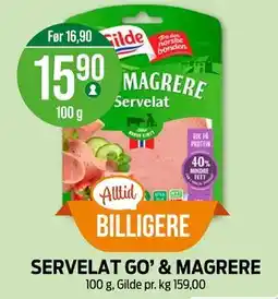 Kiwi SERVELAT GO’ & MAGRERE tilbud