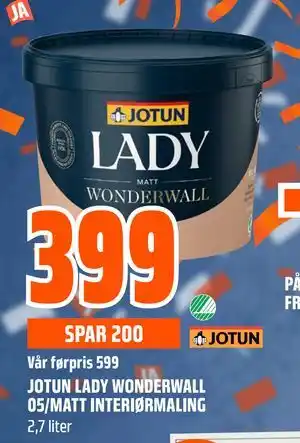JOTUN LADY WONDERWALL 05/MATT INTERIØRMALING