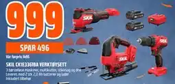 Obs Bygg SKIL CK1E3361BA VERKTØYSETT tilbud