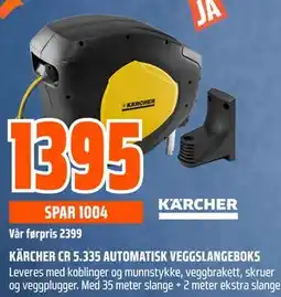 Obs Bygg KÄRCHER CR 5.335 AUTOMATISK VEGGSLANGEBOKS tilbud