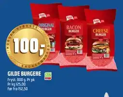 Coop Obs GILDE BURGERE tilbud
