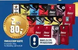 Coop Obs FRIELE/COOP KAFFE tilbud