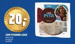 Coop Obs COOP PITABRØD LARGE tilbud