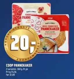 Coop Obs COOP PANNEKAKER tilbud