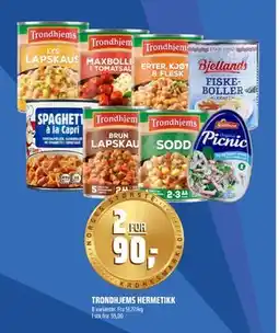 Coop Obs TRONDHJEMS HERMETIKK tilbud