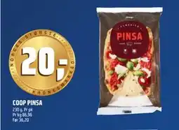 Coop Obs COOP PINSA tilbud