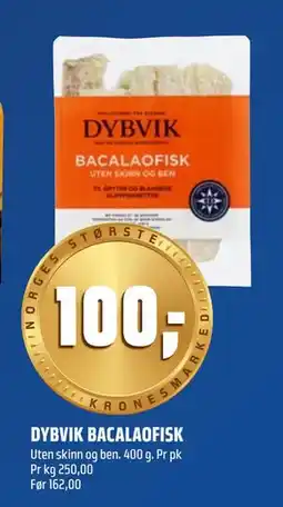 Coop Obs DYBVIK BACALAOFISK tilbud