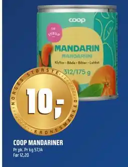 Coop Obs COOP MANDARINER tilbud