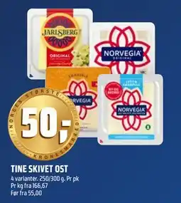Coop Obs TINE SKIVET OST tilbud
