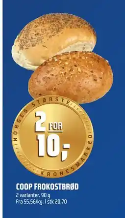 Coop Obs COOP FROKOSTBRØD tilbud