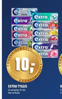Coop Obs EXTRA TYGGIS tilbud