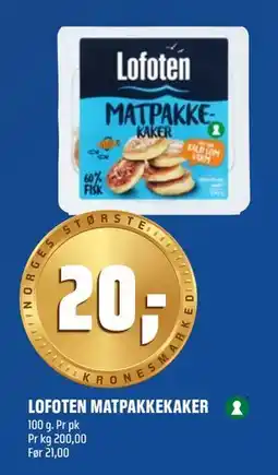 Coop Obs LOFOTEN MATPAKKEKAKER tilbud
