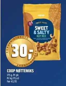 Coop Obs COOP NØTTEMIKS tilbud
