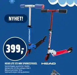Coop Obs HEAD LITE 125 MM SPARKESYKKEL tilbud