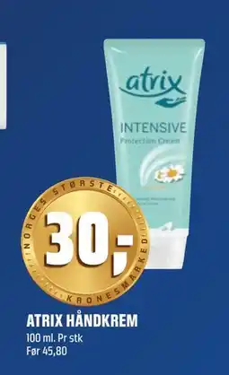 Coop Obs ATRIX HÅNDKREM tilbud