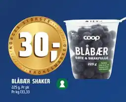 Coop Obs BLÅBÆR SHAKER tilbud