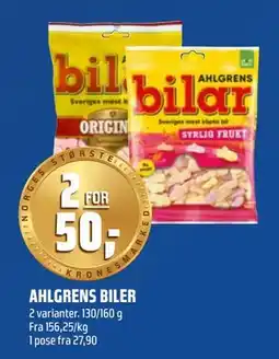Coop Obs AHLGRENS BILER tilbud