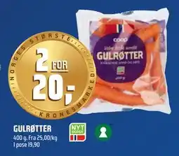 Coop Obs GULRØTTER tilbud