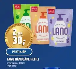 Coop Obs LANO HÅNDSÅPE REFILL tilbud