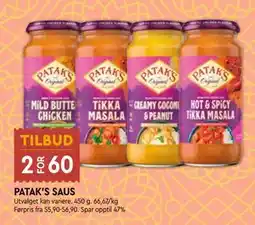 Coop Mega PATAK'S SAUS tilbud