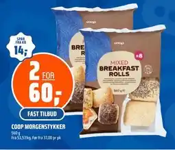 Coop Obs COOP MORGENSTYKKER tilbud