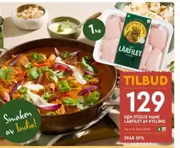 Coop Mega DEN STOLTE HANE LÅRFILET AV KYLLING tilbud