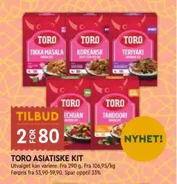Coop Mega TORO ASIATISKE KIT tilbud