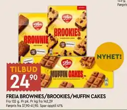 Coop Mega FREIA BROWNIES/BROOKIES/MUFFIN CAKES tilbud