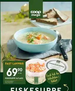 Coop Mega FISKESUPPE M/LAKS tilbud