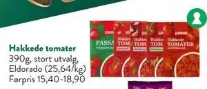 Jacobs Hakkede tomater tilbud