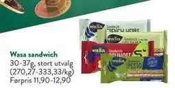 Jacobs Wasa sandwich tilbud