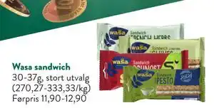 Jacobs Wasa sandwich tilbud