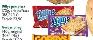 Jacobs Billys pan pizza tilbud