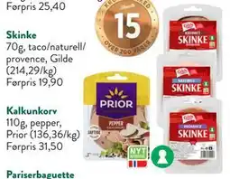 Jacobs Skinke tilbud