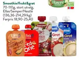 Jacobs Smoothie/frukt&grøt tilbud