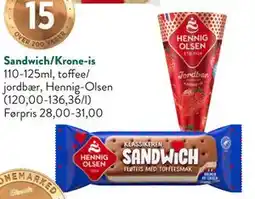 Jacobs Sandwich/Krone-is tilbud