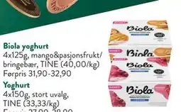 Jacobs Biola yoghurt tilbud