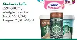 Jacobs Starbucks kaffe tilbud