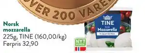 Jacobs Norsk mozzarella tilbud