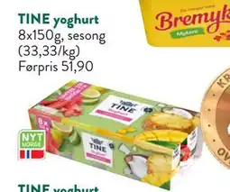Jacobs TINE yoghurt tilbud